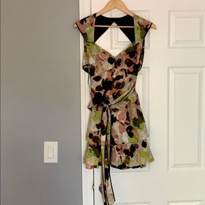 Abstract print dress